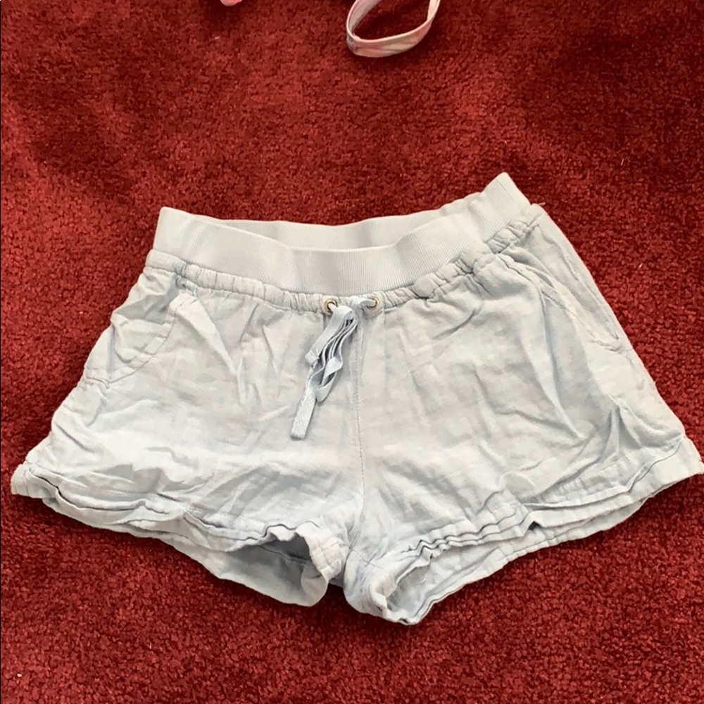 Flowy light blue shorts